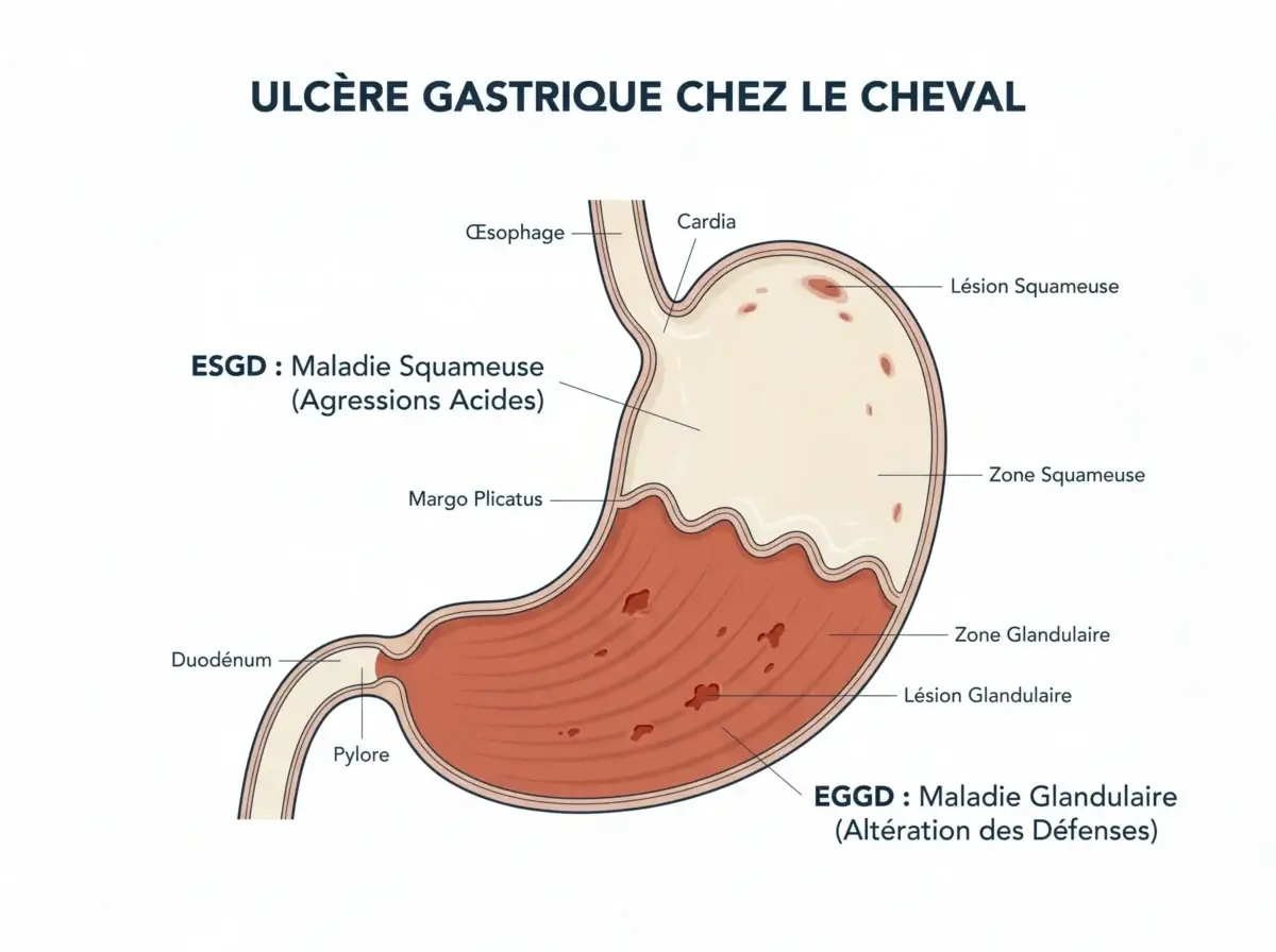 Comprendre l’ulcère gastrique chez le cheval prevention-ulcere-gastrique-cheval-que-faire